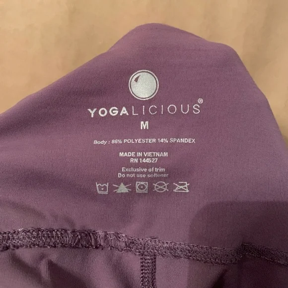 Light Purple Yogalicious Leggings - Picture 4 of 4